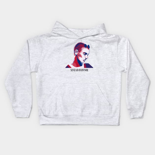 Sinead o connor Kids Hoodie by Dream the Biggest